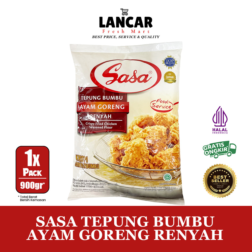 

SASA TEPUNG BUMBU AYAM GORENG 900GR