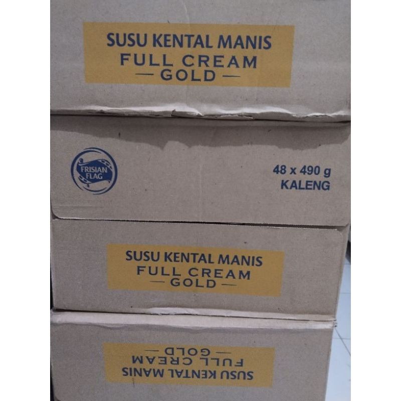 

NEW FRISIAN FLAG FULL CREAM GOLD 370GR x 48 Kaleng PREMIUM