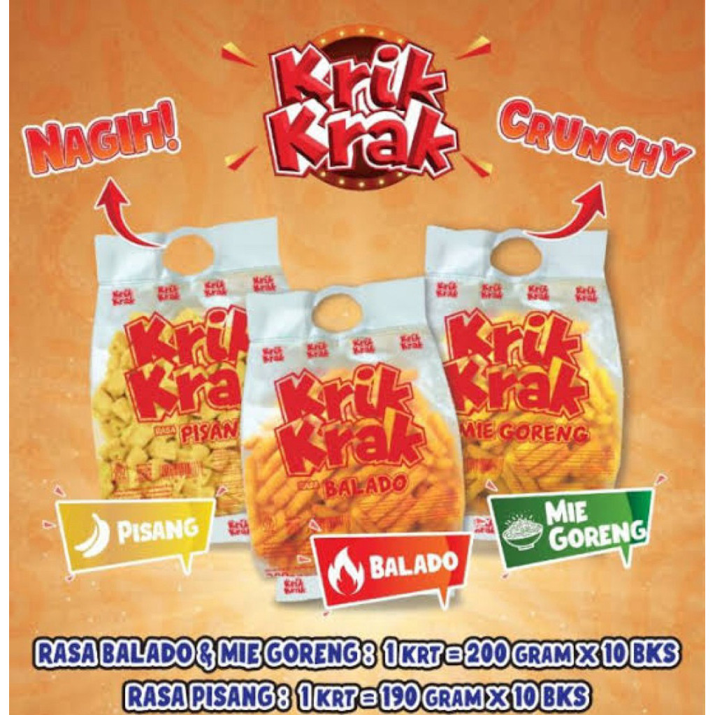 

Krik Krak 190Gr / 1 Dus / 10 Pcs