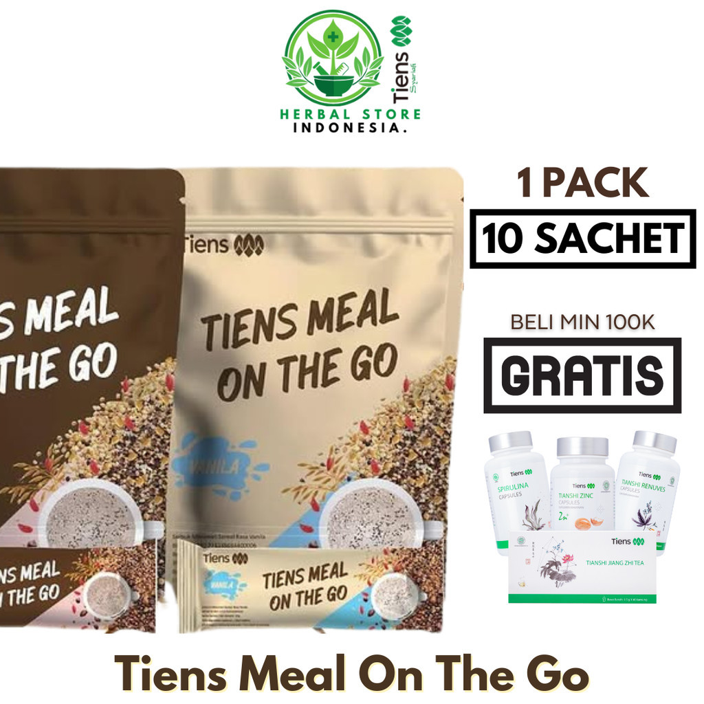 

TIENS MEAL ON THE GO MINUMAN SEREAL ORIGINAL SEGEL
