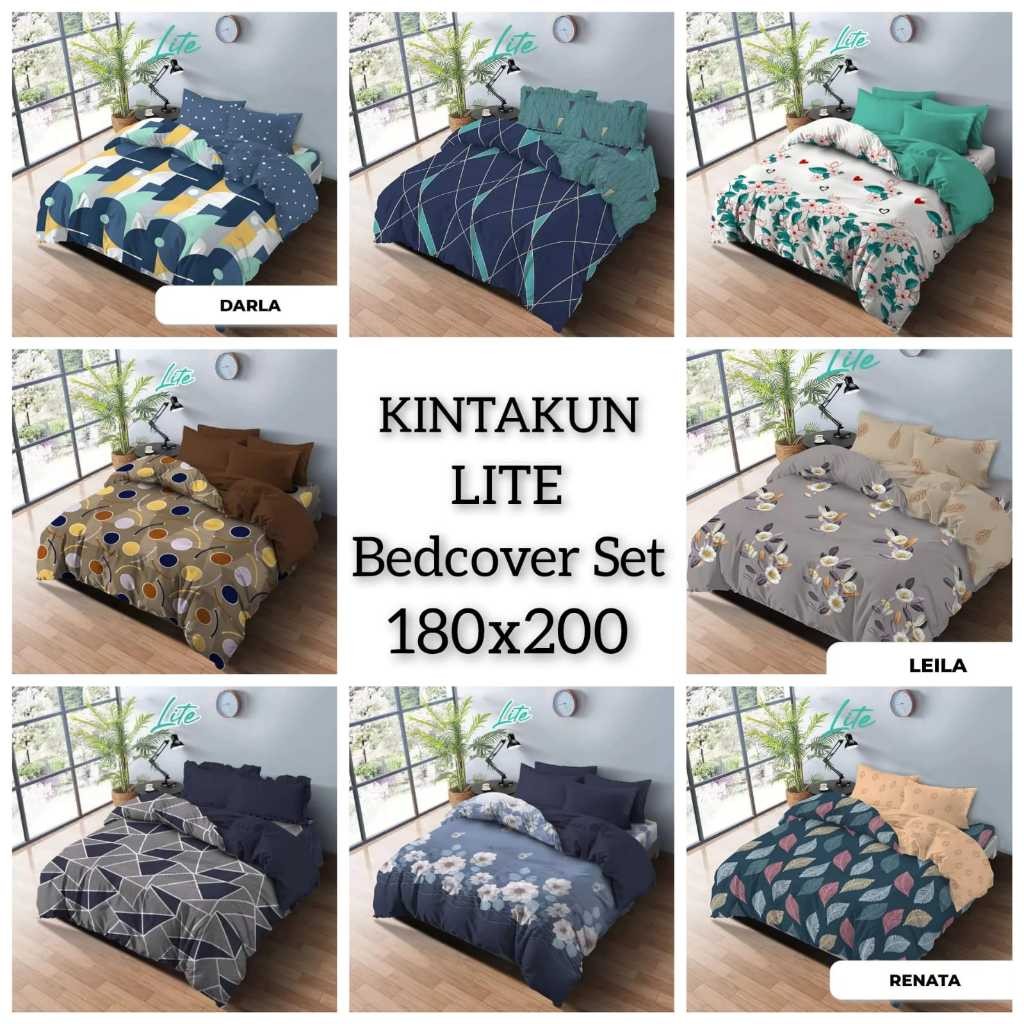 

Kintakun Lite Bedcover + Sprei Karet/Fitted ( 180x200x20 ) - Motif Terbaru dan Terlaris Bed cover