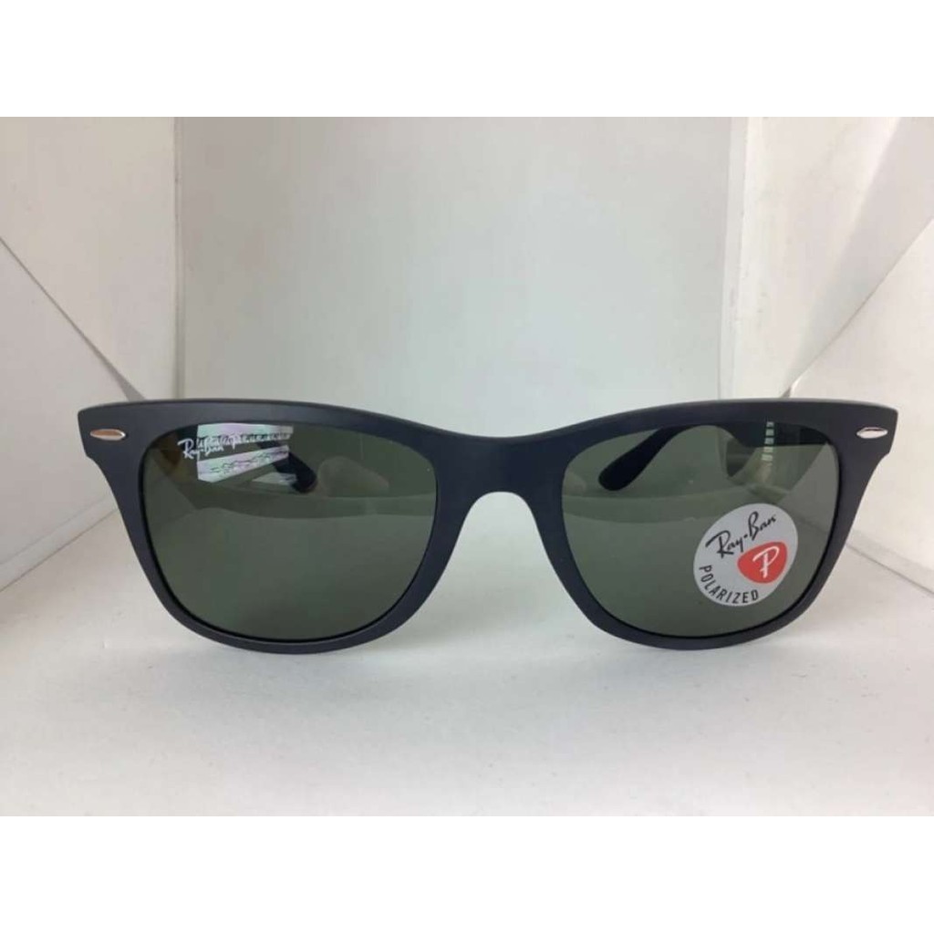 NEW Kacamata RayBan WAYFARER LITEFORCE RB4195F 601S/9A Black Polarized