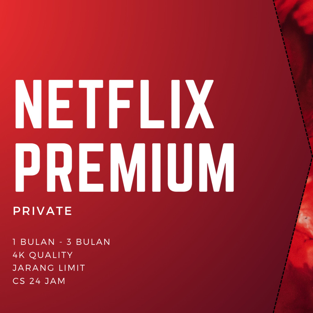 netflix premium private 1 bulan