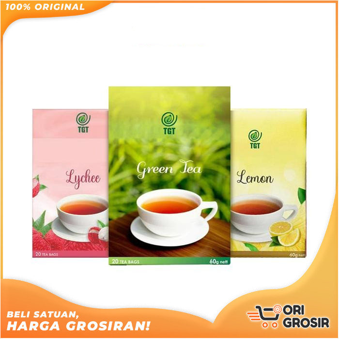 ORI GROSIR | TGT Slim Tea Box isi 20's Teh Diet Pelangsing Alami Teh Detox Minuman Diet Herbal