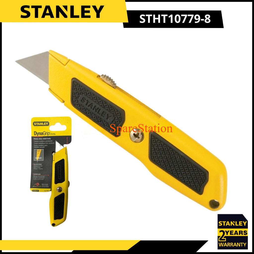 

Cutter STANLEY STHT10779-8 Dynagrip Retractable Utility Knife STHT 10779-8