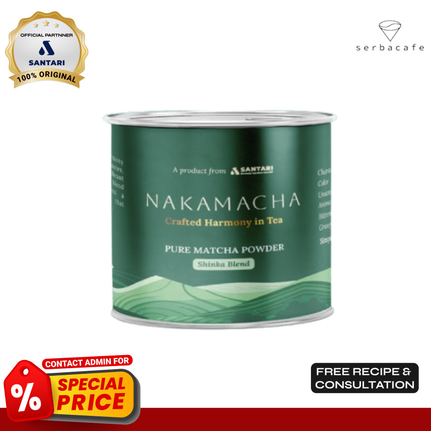 

Nakamacha Pure Matcha Powder Shinka Blend (100 gr)