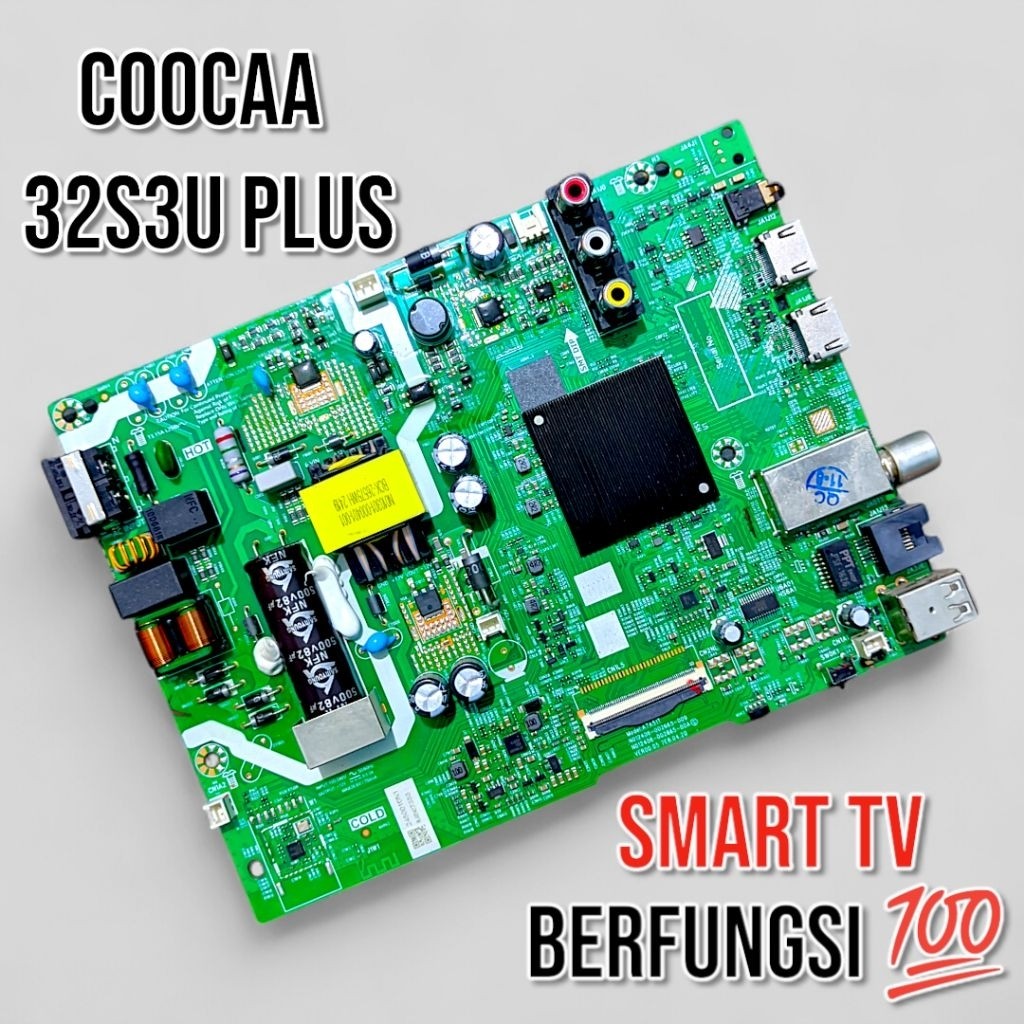 MB COOCAA 32S3U PLUS - MAINBOARD COOCAA 32S3U PLUS - MESIN TV COOCAA 32S3U PLUS - COOCAA 32S3U PLUS 