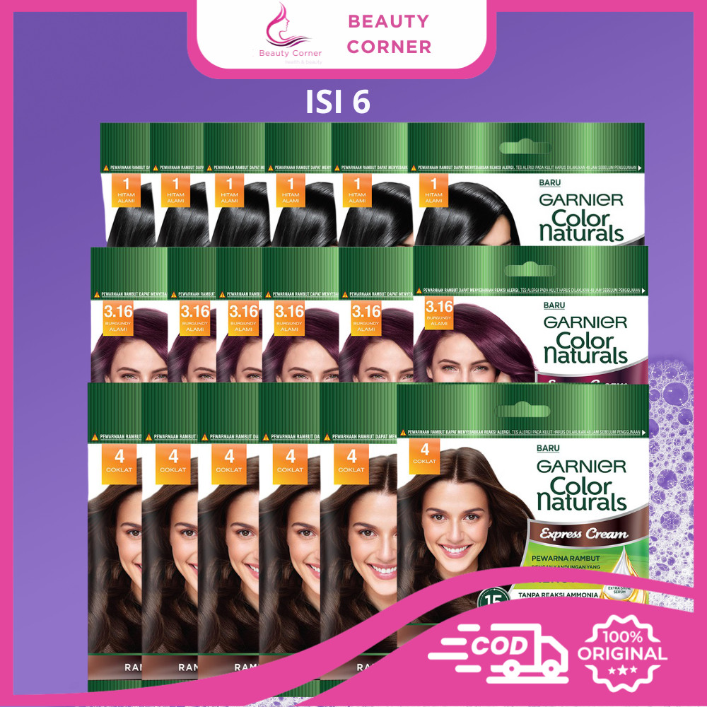 [BOX ISI 6] Garnier Color Naturals Ultra Color Pewarna Rambut