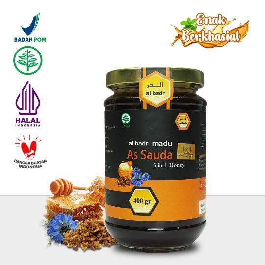 

Madu herbal as sauda 3 in 1 400gr Honey Madu Al Barokah