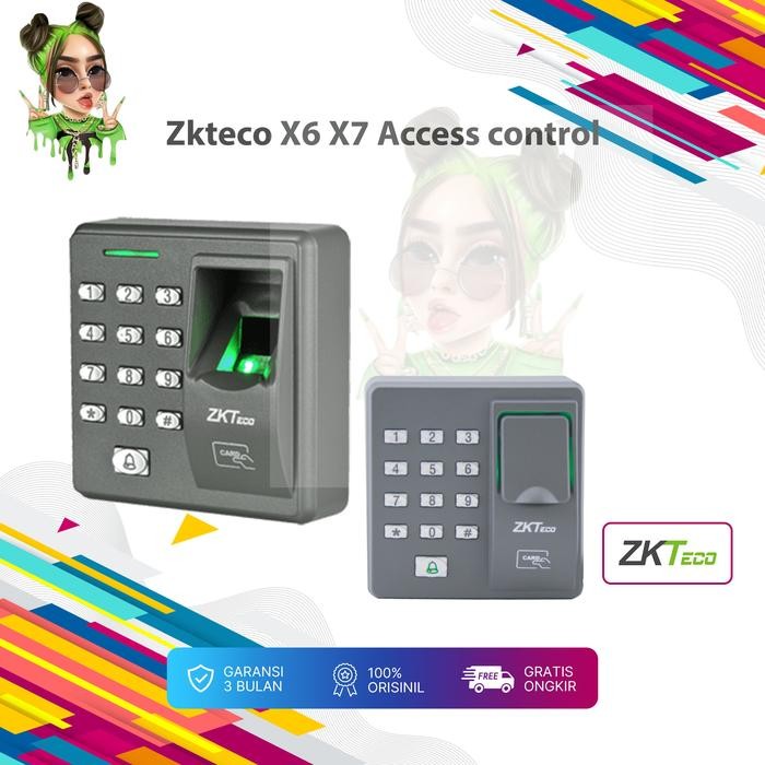 

Zkteco X6 Fingerprint Menggunakan RFID 125kHz Pin Standalone Access Control Akses X6 X7 - 3 BULAN