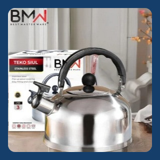BMW TEKO SIUL STAINLESS STEEL KETTLE PEMANAS ALAT MASAK AIR PANAS TAKASIMURA STORE
