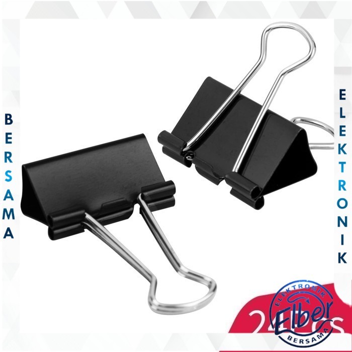 

ELBER DELI046 Klip Binder / Binder Clip - Hitam&Black 24/Tube 32mm E8563A Y1685