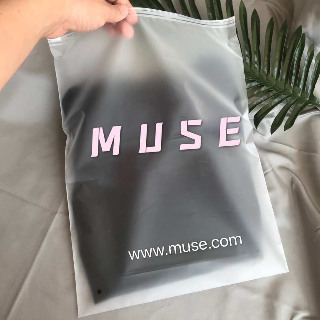 Wholesale 500pcs/lot Custom Logo Resealable Frosted Matte Clear Ziplock Waterproof Plastic Shopping 