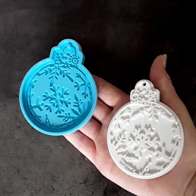 

Round Shaped Pandents Silicone Mold DIY Handmade Plaster UV Epoxy Resin Keychain Molds Tree Decor Supplies