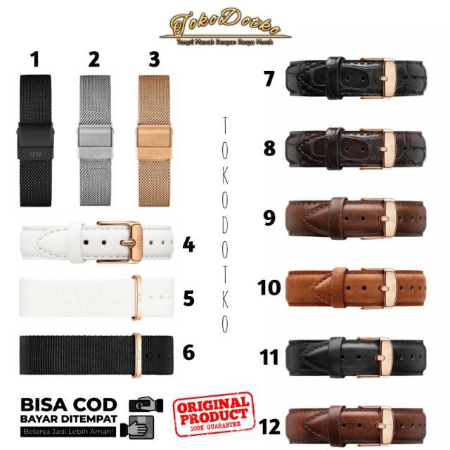 Strap Dw Tali Jam Tangan Original