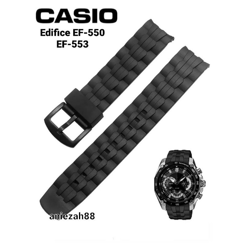 Strap Tali jam tangan Casio Edifice EF 550 EF-550D EF-523