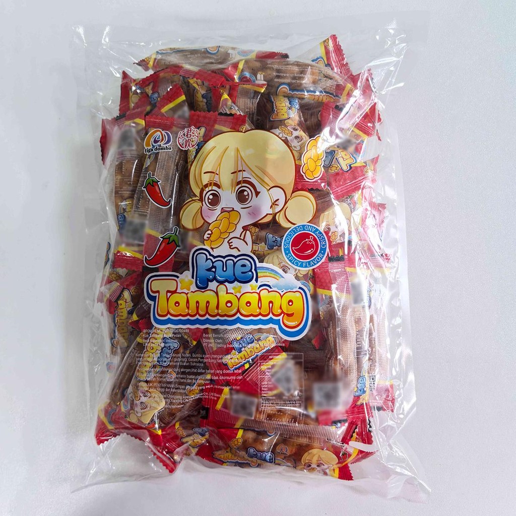 

[COD] 2PACK @ 120PCS Kue Tambang - Rasa Pedas & Madu,1 Kantong 60 Pcs Halal Praktis untuk Santai dan Kumpul-Kumpul