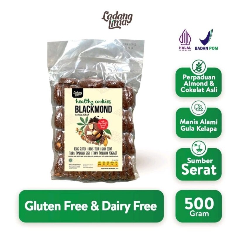

BLACKMOND COOKIES LADANG LIMA - HEALTHY GLUTEN FREE COOKIES 500gr