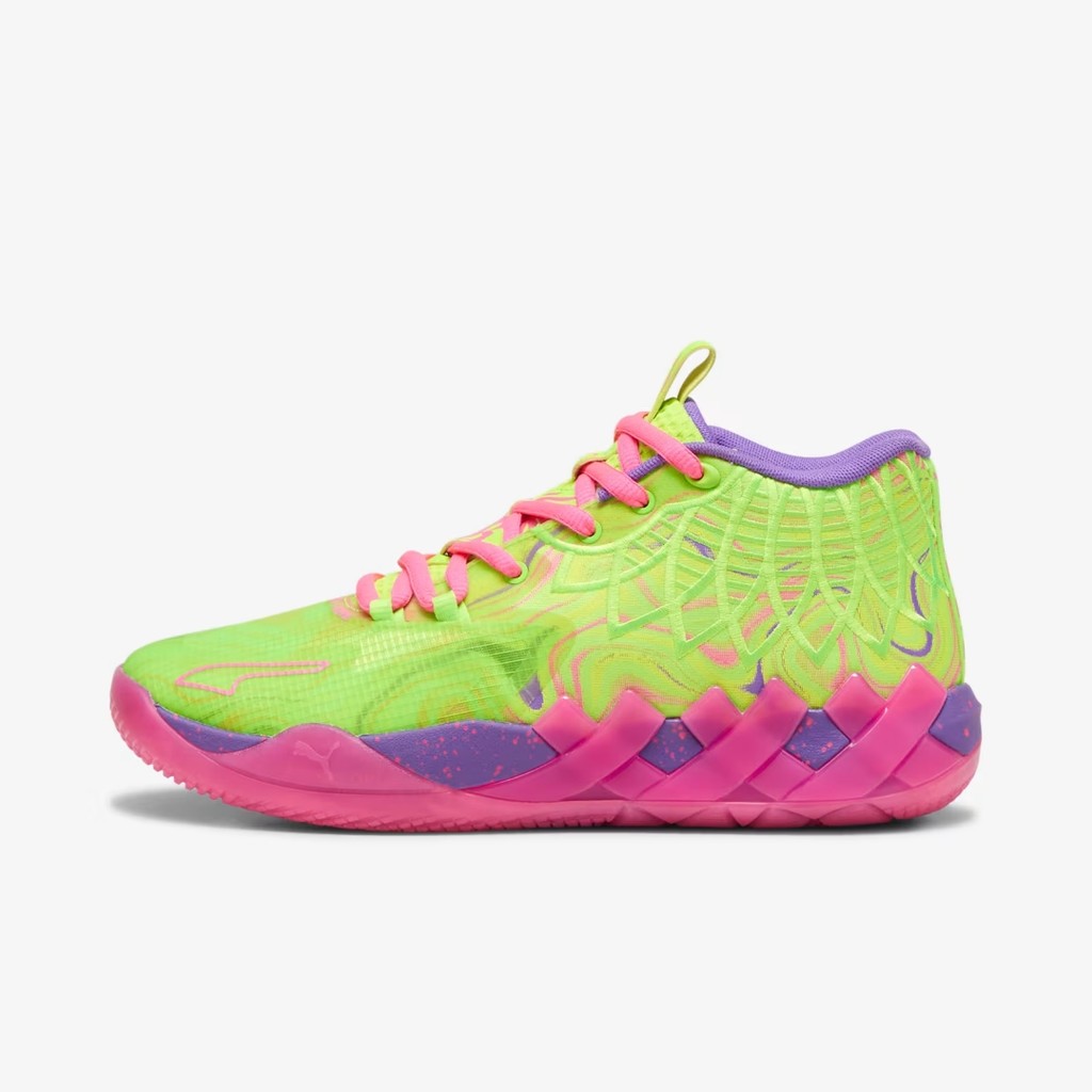 PUMA MB.01 INVERSE TOXIC GREEN PINK PURPLE 310437-01