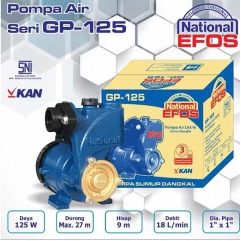 POMPA AIR SUMUR DANGKAL NATIONAL 125