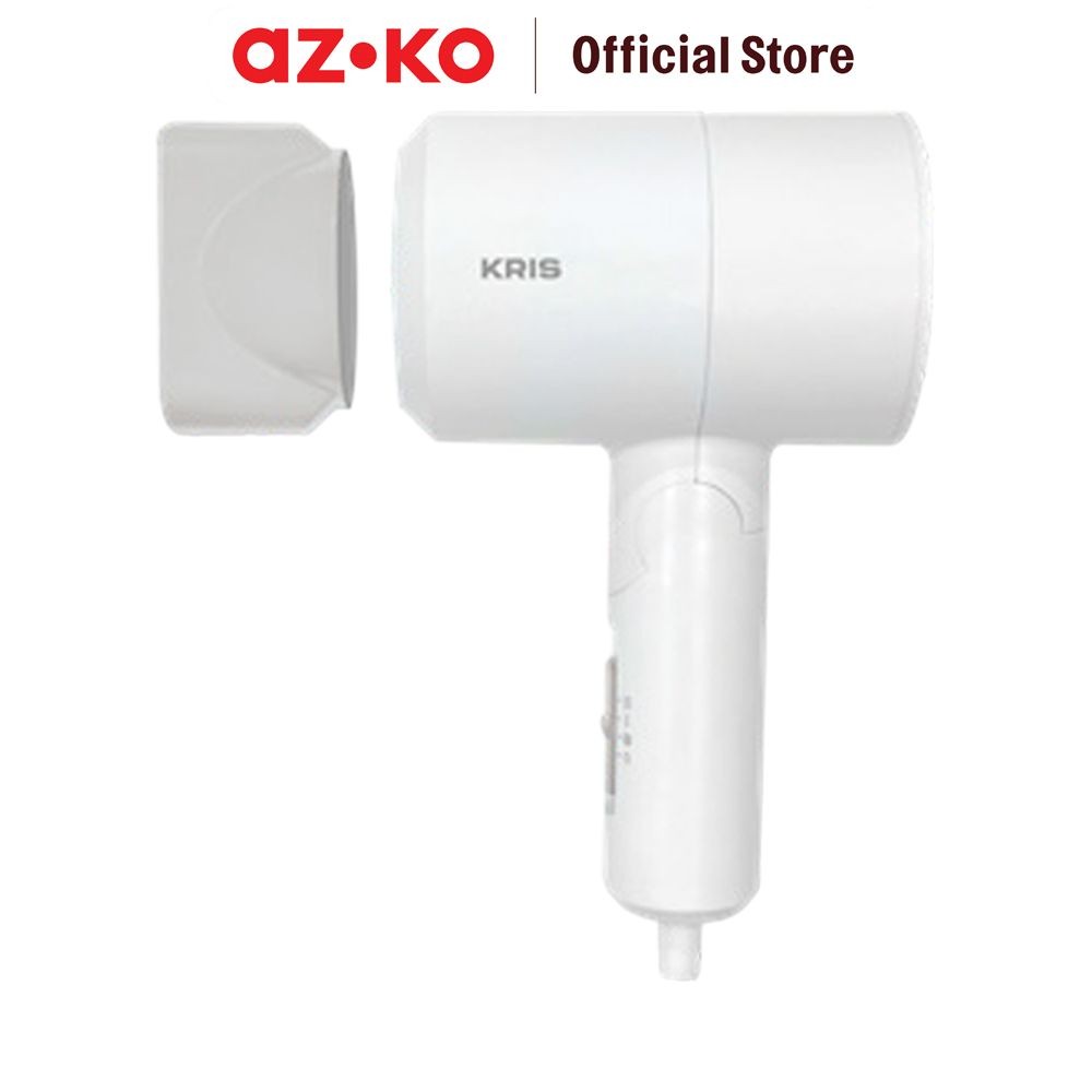 AZKO Kris Hair Dryer Travel 500 watt - Putih Alat Pengering Rambut Hair Styler Elektronik Kecantikan