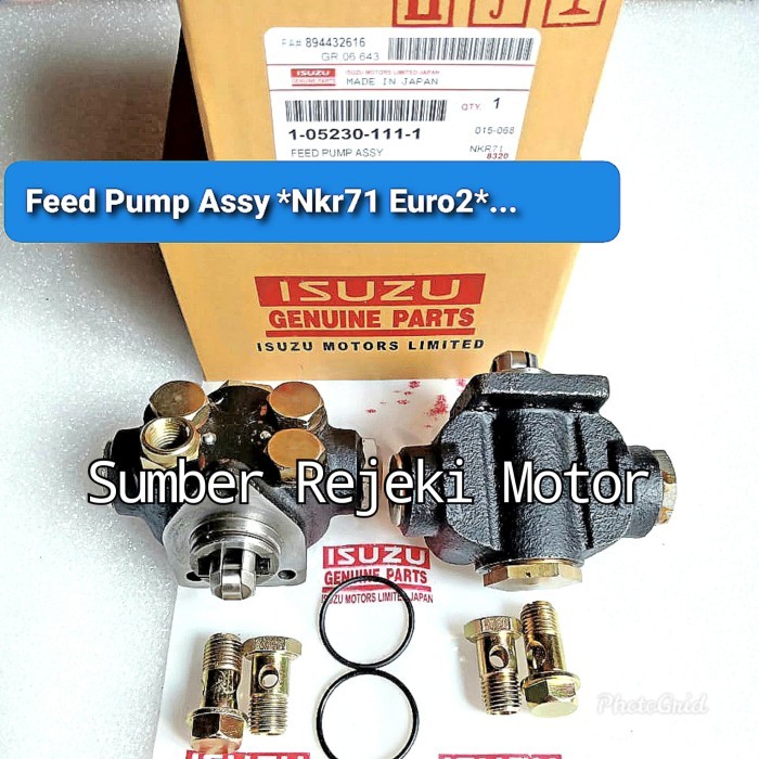 feed pump assy isuzu nkr71 euro 2 pompa solar isuzu nkr71 euro 2