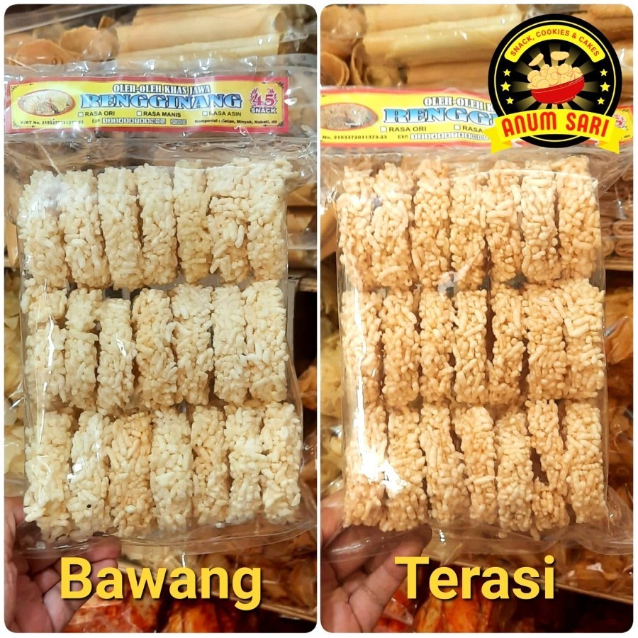 

Rengginang MATANG bawang, terasi Asli Solo - Anum Sari 1 KG