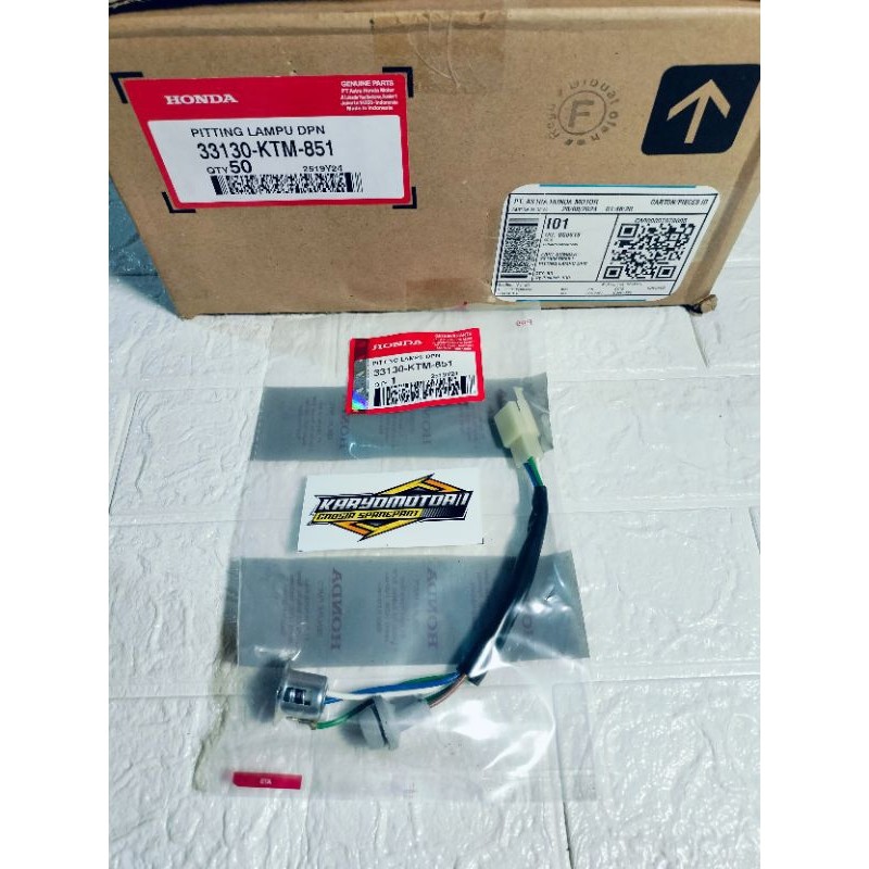 fetting lampu depan KTM ORI 33130-KTM-851 Honda Supra x 125 lama + karisma + Supra fit + revo
