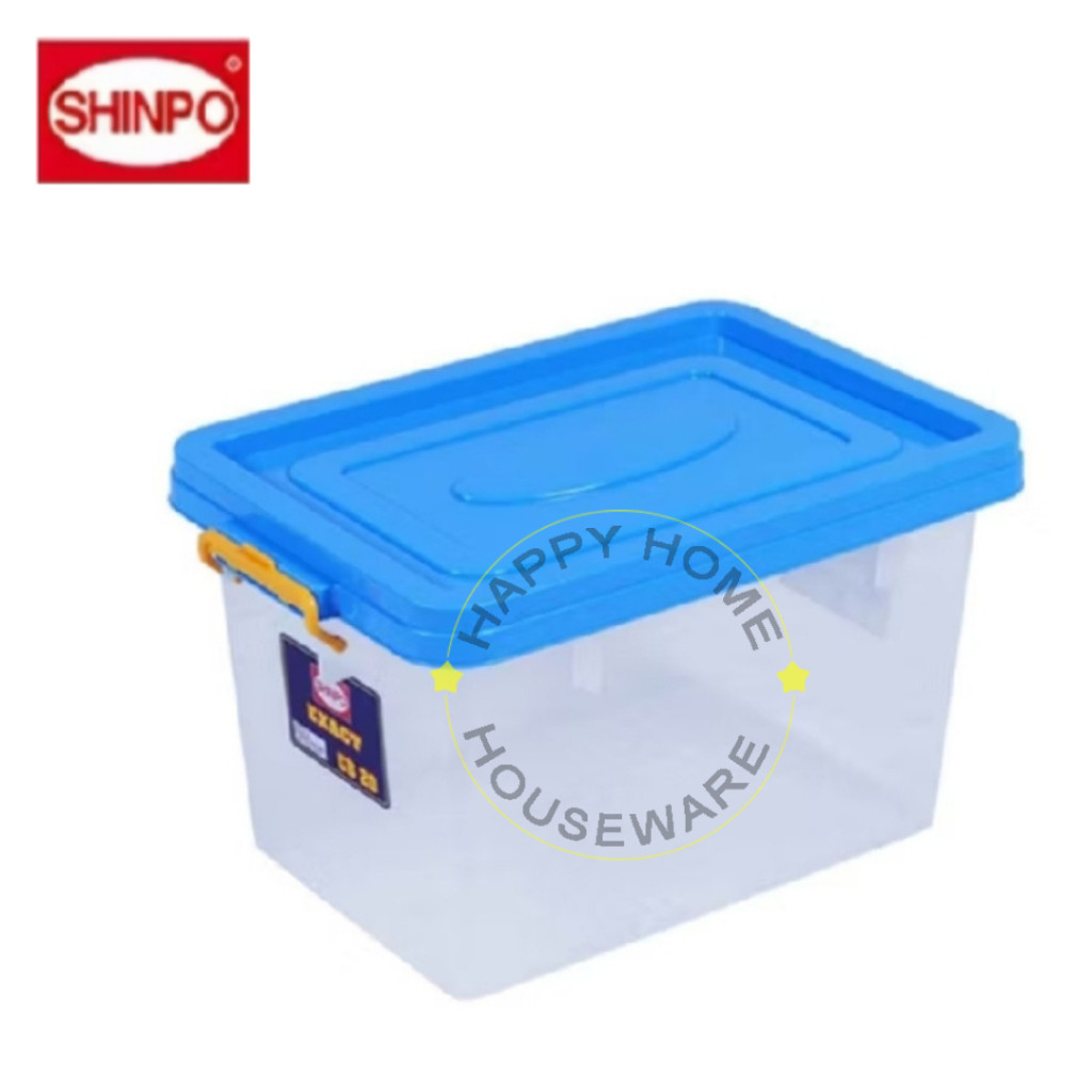 SHINPO Kotak Penyimpanan Container Plastik 20 Liter Exact / Container Box Tanpa Roda CB20