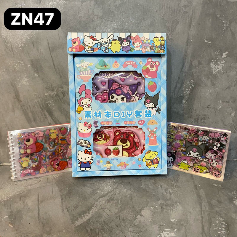 

(GAT) BUKU STIKER RING SANRIO LOTSO KUROMI
