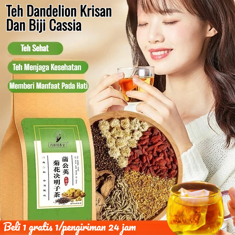 

【Beli 1 gratis 1+Pengiriman 24 jam】30 tasTeh Dandelion Krisan Dan Biji Cassia Teh Peremajaan Centennial Teh Krisan Cassia/Teh Menjaga Kesehatan Dan Mengurangi Api/Kantong Teh Bergizi Hati