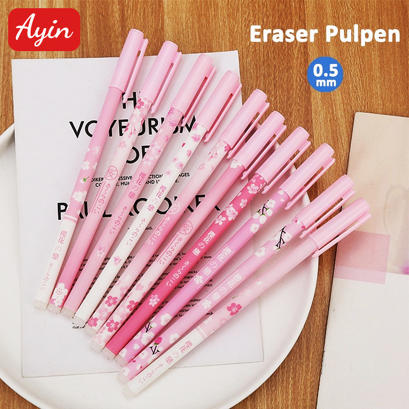 

Erasable Gel Pen/Pulpen Gel/Bisa Dihapus/Biru 0.5mm