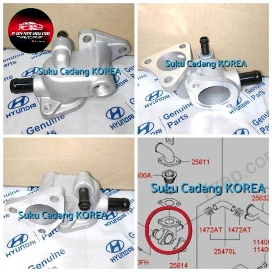 PART OUTLET HOSING TERMOSTAT KIA VISTO  BARU