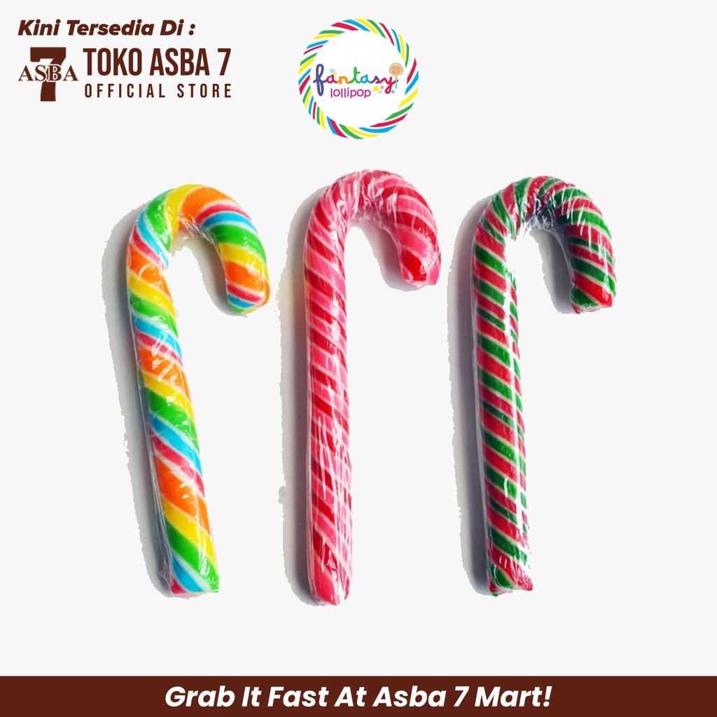 

PERMEN FANTASY TONGKAT 8 CM 16 GR