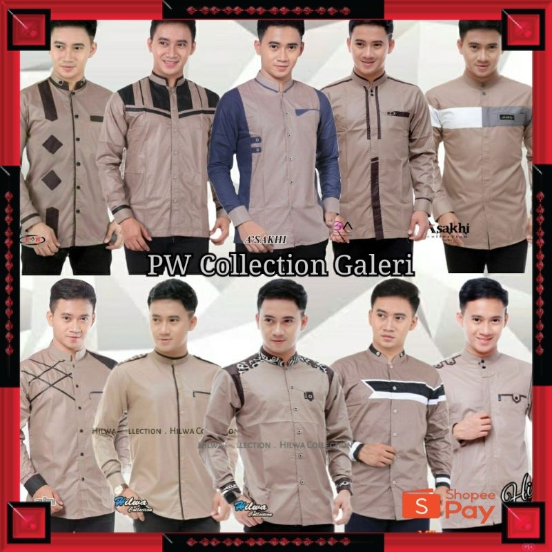 [PREMIUM ORIGINAL] Hilwa Baju Koko Pria Koko Syubbanul Muslimin Koko Azzahir Koko Baju Hadroh Kombin