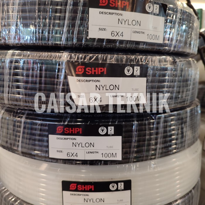 Selang Nylon PA6 SHPI Nylon Tubing/Tube 4×6mm / 6×4mm