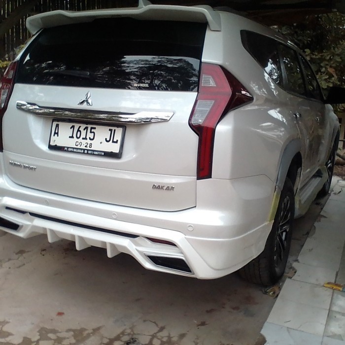 bodykit pajero sport BELAKANG SAJA 2020 2021 2023 body kit mitsubishi pajero