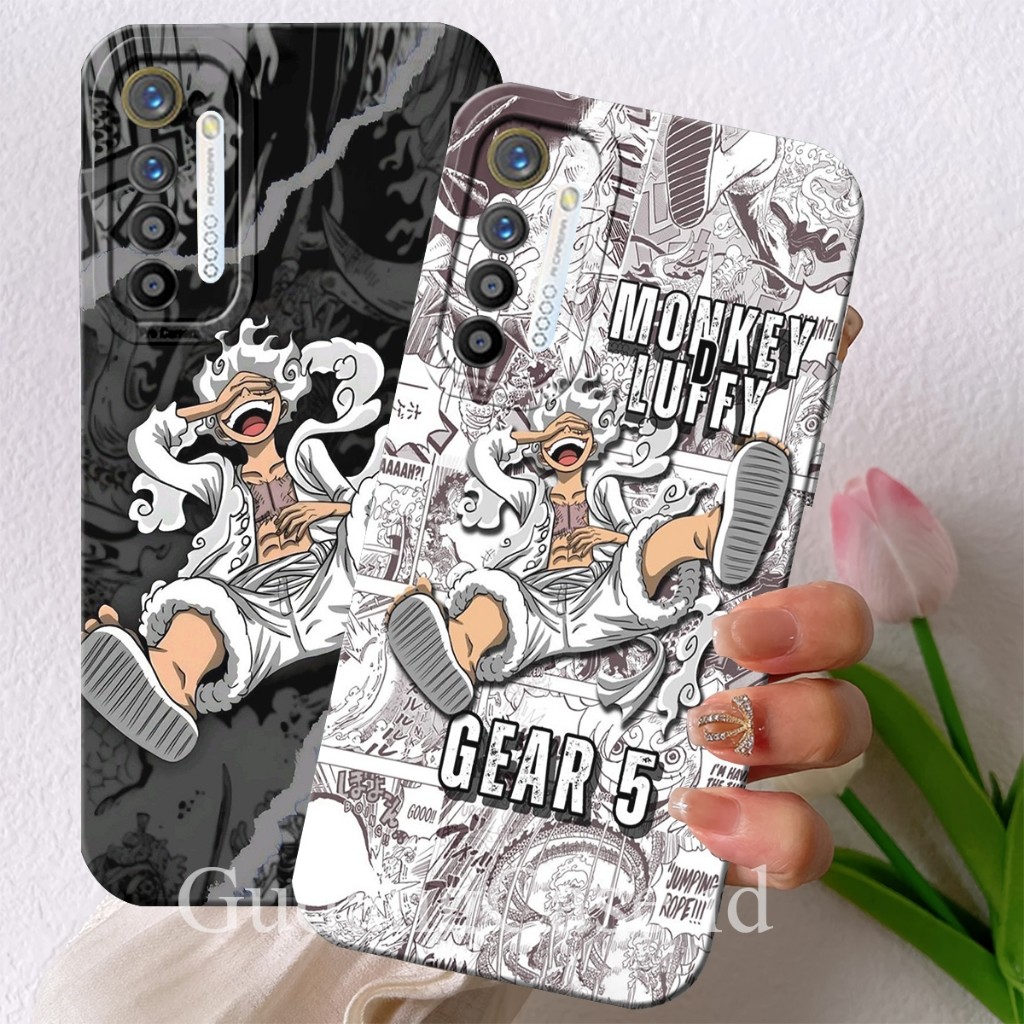 Case Hp Realme XT / Realme 6 / Realme 6 Pro / Realme 3 / Realme 3 Pro / Realme 7 Motif Luffy Gear 5