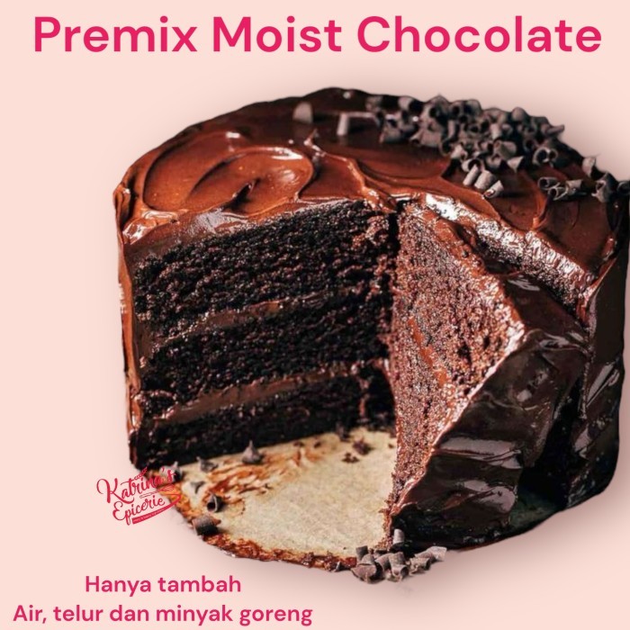 

Tepung Premix Moist Chocolate Cake