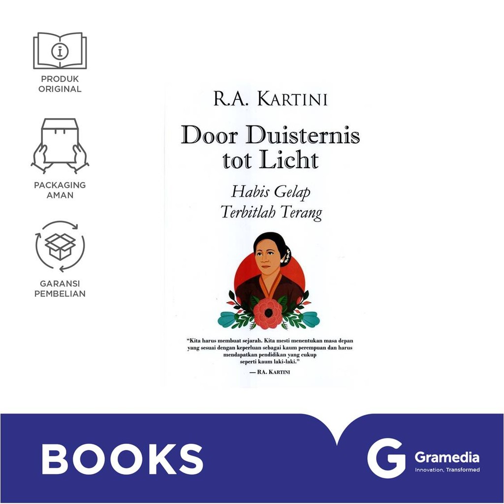 Door Duisternis tot Licht : Habis Gelap, Terbitlah Terang (R A Kartini)