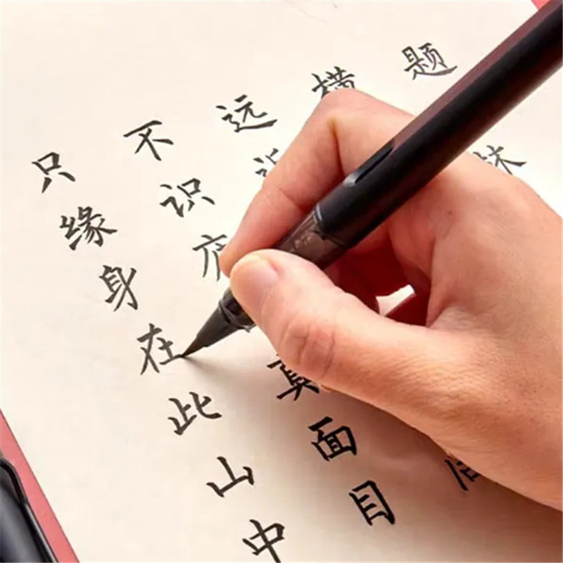 

New Luxury quality 444 Colour Calligraphy Brushes Fountain Pen Watercolor Brush pens Drawing Art student stationery supplies