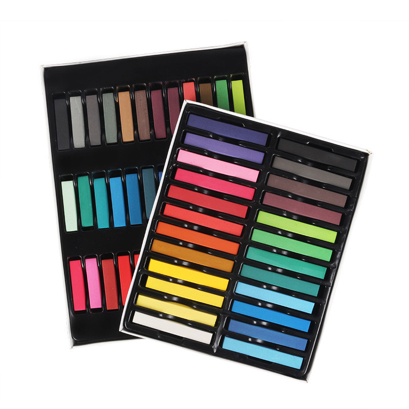 

Crayons Soft Dry Pastel 6/12/24/36 Colors/Set Art Drawing Set Chalk Color Crayon Brush Stationery for Students Art Supplies