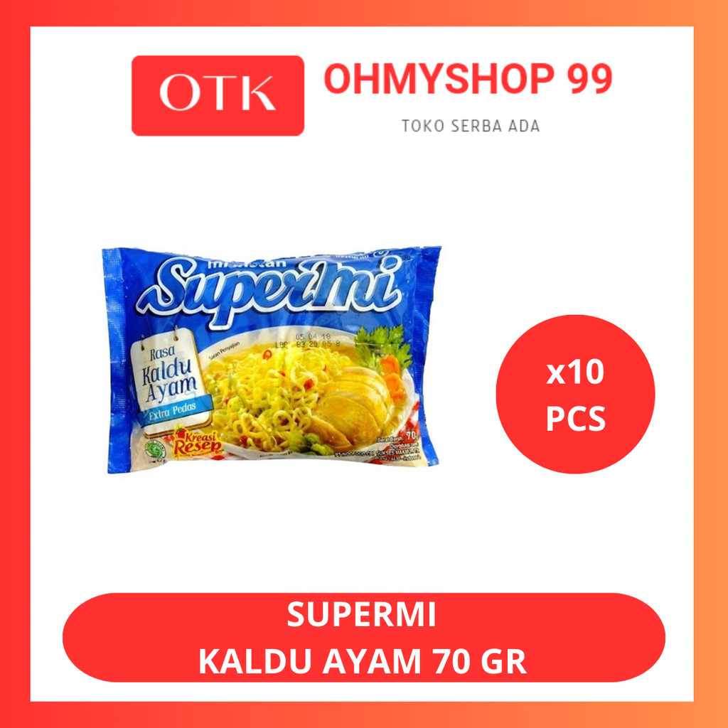 

Supermi Kaldu Ayam 10x70gr