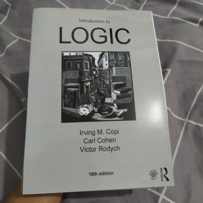 Jual Introduction to Logic 15th Edition by Irving Copi