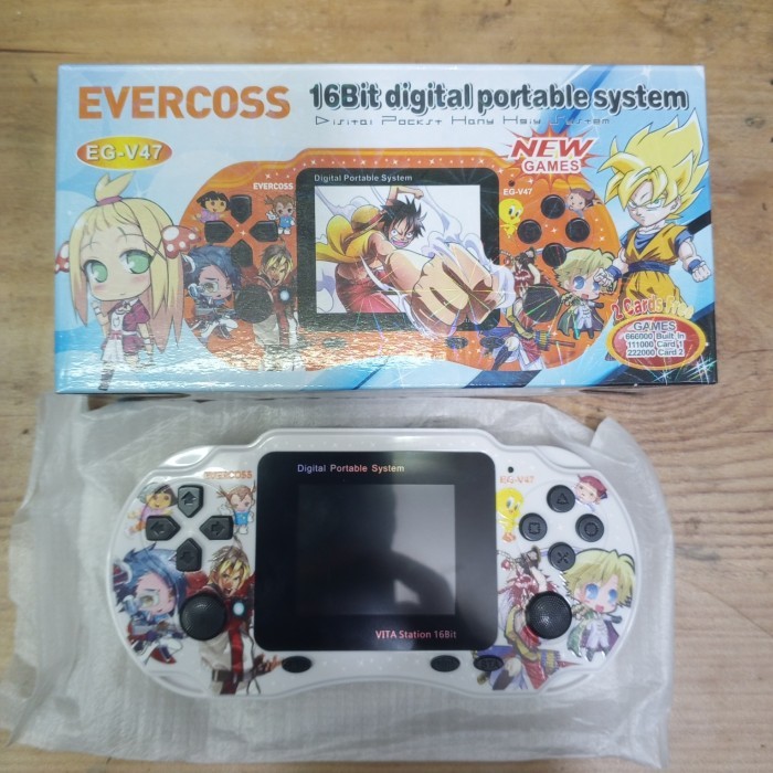 ✨LARIS✨ -PVP 2 DW-02 PSP CINA GAMEBOT PORTABLE RETRO MARIO WISH GAME SEGA SONIC - evercross