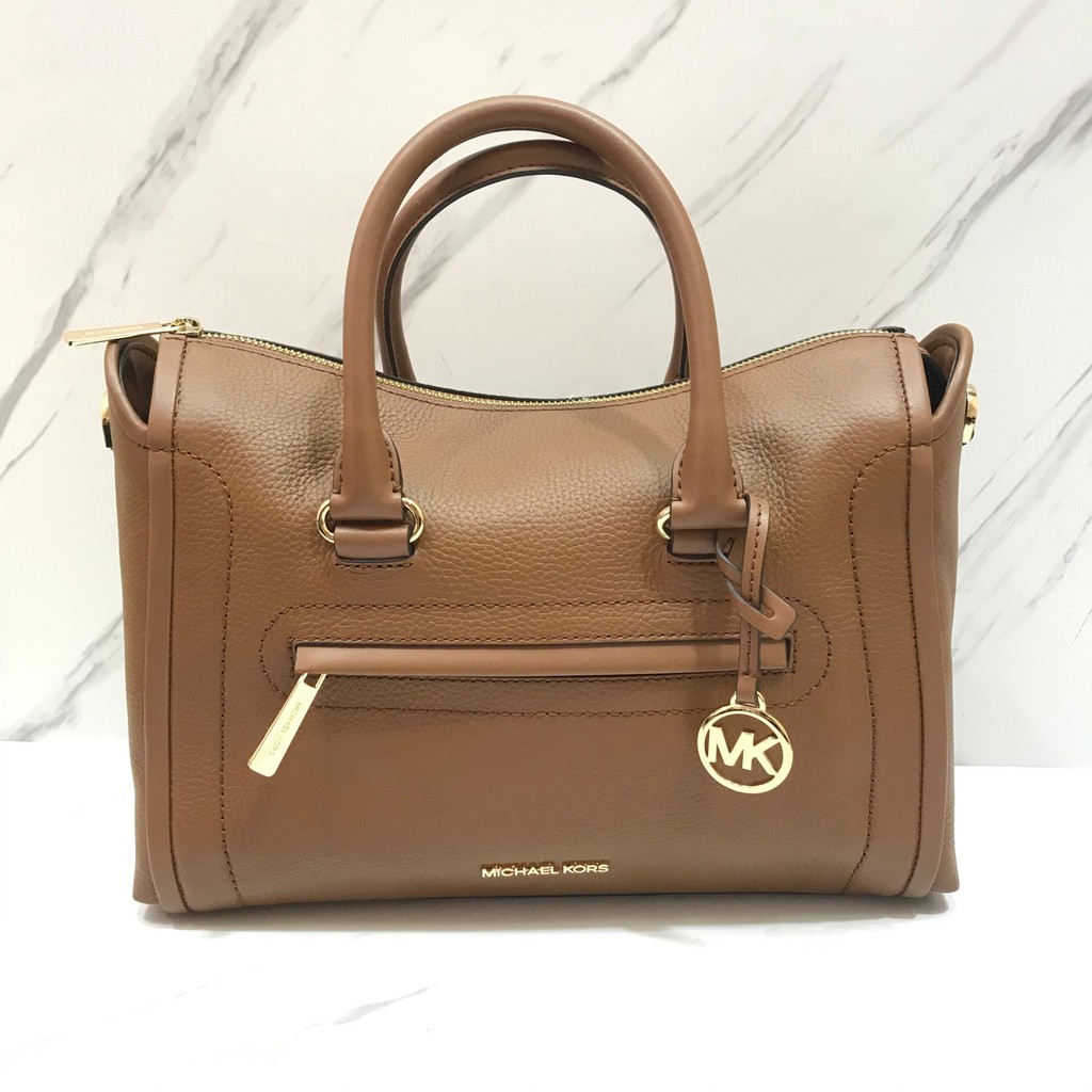 Michael Kors Carine Satchel Medium in Luggage