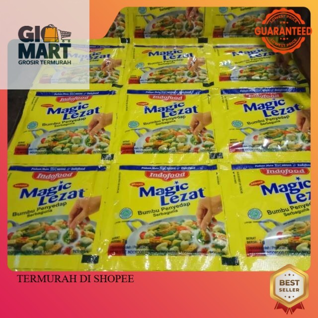 

indofood maggi MAGIC LEZAT Bumbu Penyedap Serba guna harga tertera 1 pack isi 72 sachet @7gram
