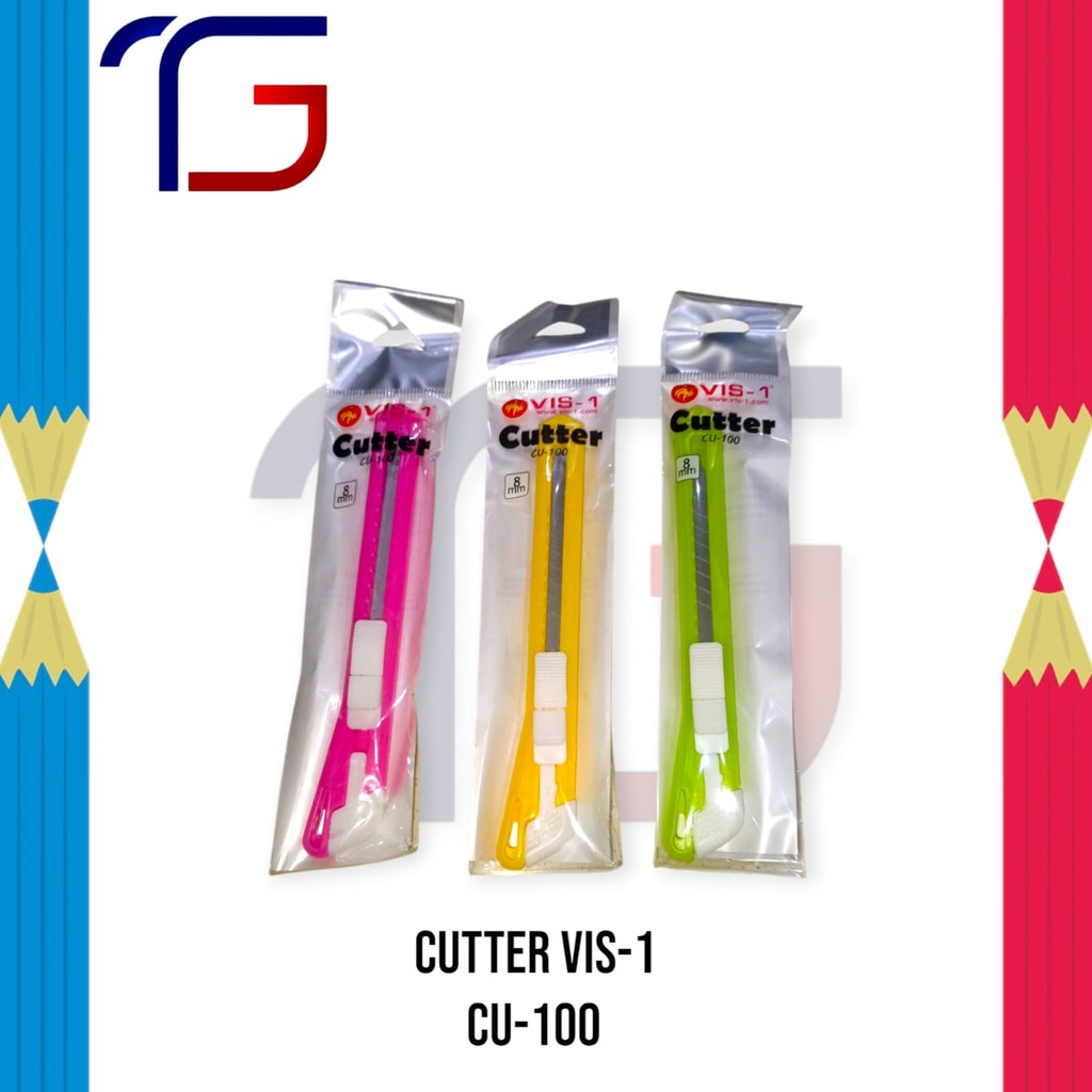 

Cutter VIS-1 CU-100 Warna Pastel Tajam