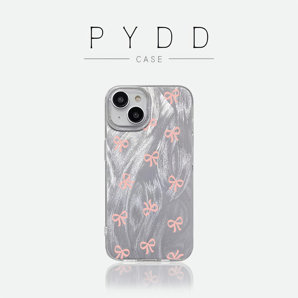 [COD] PYDD CASE Casing Motif kancing kerudung kartun berwarna merah muda iPhone 11, 13, 14, 15, 16 P