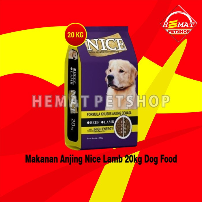 Makanan Anjing Nice Dog Lamb 20kg